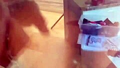 lady raex in wet shower scene with big ass and natural tits