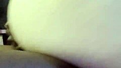 Creamy pussy rides big black cock in interracial hardcore.