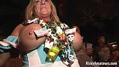 Hey guys, check us out naked and having fun on the street with sexy amateurs!