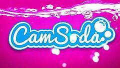 Latina Mary Jean on Camsoda masturbates her big tits and shaved pussy in heels.