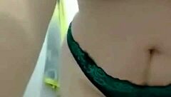 Young woman shows off in the bathroom part 1