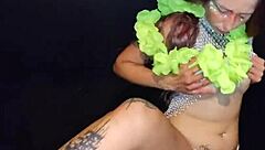 I gave my cock to argentine girlfriend to suck in gloryhole