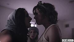 Horny Babes in Group Crave That Thick Guy's Dick, Don't They?