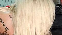 Fucking real pornstar Amanda X with her tattooed ass