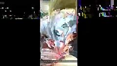 Ebony Chick Sucks White Dick Sloppily!