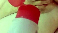 A girl gags and chokes on deepthroat while squirting intensely in a hardcore session.