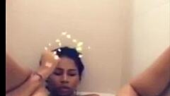 Mulata Paola Masturbates In The Bathtub And Cums All Over?