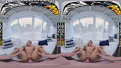 Virtual Porn: Blonde Pawg Kali Roses Shows Big Ass In Bathroom Bath Scene