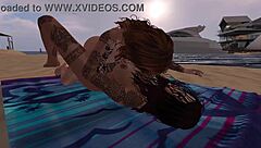 Want to watch K and P have a lesbian orgasm on the beach?