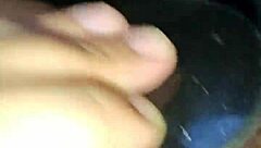 Esposa Brincando Wildly with Huge Dildo at Home