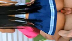 European Woman Demands Anal Sex While Reading.