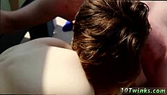 Man Delivers Intense Creampie In Gay Porn Scene With Hentai Elements And Male Masturbation.