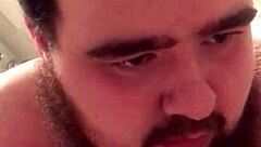 Young Gay Chub Sucks Dildo And Rides It Hard