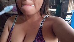 morning vid b4 homemade porn, cleaning my sexy body, tight vagina ready 4 action! 😍