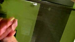 rich jets of hot cum in solo masturbation