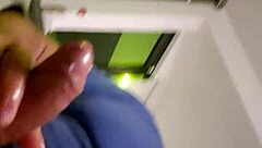 rich jets of hot cum in solo masturbation