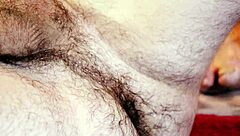 toying and fingering my hairy hole up close, damn hot 🔥