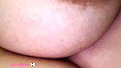 Testing big tits on live cam 📱