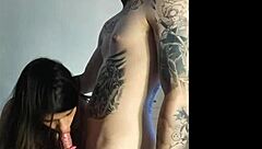 Latina feels intense pleasure during masturbation.