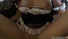 Hey, Wanna See This Skinny Blonde Teen with Glasses Swallow It All?