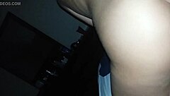 Is my pretty teen babe's tight pussy riding my dick hard?