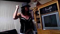 Petite latina dances in heels gracefully.