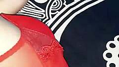 I find my naked latina neighbor in my room at the party