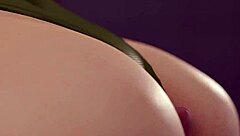 Oh, cammy's ass gets cumshot in extended buttjob!