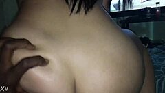 Teen in an amateur video with black participants.