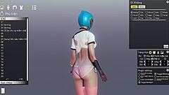 3d hentai solo sex with sexy anime cartoon girl.