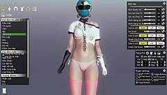 3d hentai solo sex with sexy anime cartoon girl.