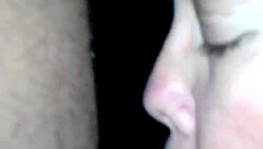 why does cam00880 mix teasing with interracial blowjob action?