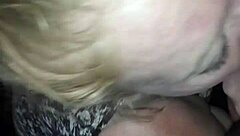 Ann sucks big black cock