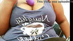 A sexy Indian maid shows off her boobs