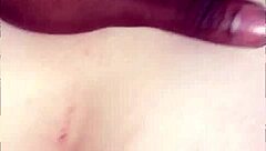 teen takes backshots from big black cock, getting creampied with monster dick pounding her pussy