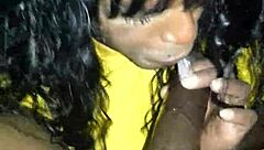 she swallowed it deep in her throat