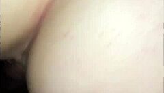 teen takes backshots from big black cock, getting creampied with monster dick pounding her pussy