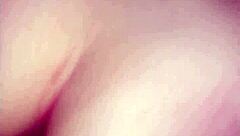 teen takes backshots from big black cock, getting creampied with monster dick pounding her pussy