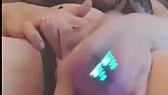 This Spanish blonde milf loves solo play with her toy. Her juicy clit gets all the attention in bed.