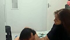 Intimate Moment Sucking Gaby Oliveira in a Steamy Couple Encounter. Every Detail Captured Up Close.