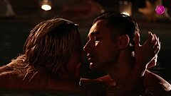 blonde girl fucks two mature men passionately