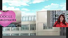 cartoon anime hentai prostitute tries to cum with toys squirting