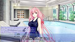 Akumeru family yunagi route part 2 involves pool pounding