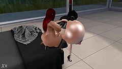 Jenn Fucks Maggie Hard In The Bedroom