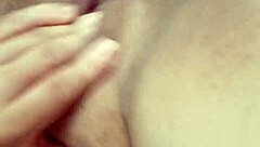 Intense solo orgasm from small tits masturbation addiction.