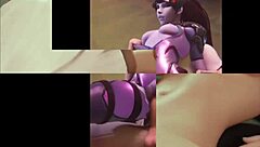 hey, check out this 3d cartoon compilation of overwatch girls in wild hentai game action - it's intense!