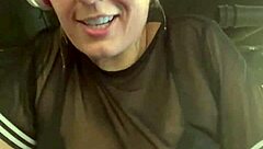 I went to the gym in just a bra and got all wet, dripping down my legs.