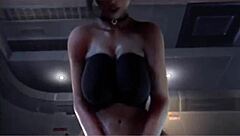 वह 3डी एनिमेशन में इंटेंस एनल और ब्लोजॉब सहती है