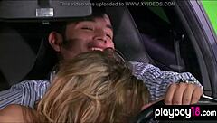 Oh Wow, Busty Blondies Andrea Lowell And Teagan Presley Trick Two Guys By Ripping Clothes And Undressing Naked!