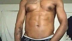 Chatting shit while stroking my big black cock 😏